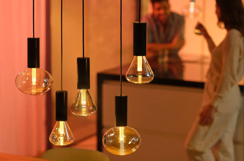 Závěsné svítidlo Philips Hue Light Guide E27 černé
