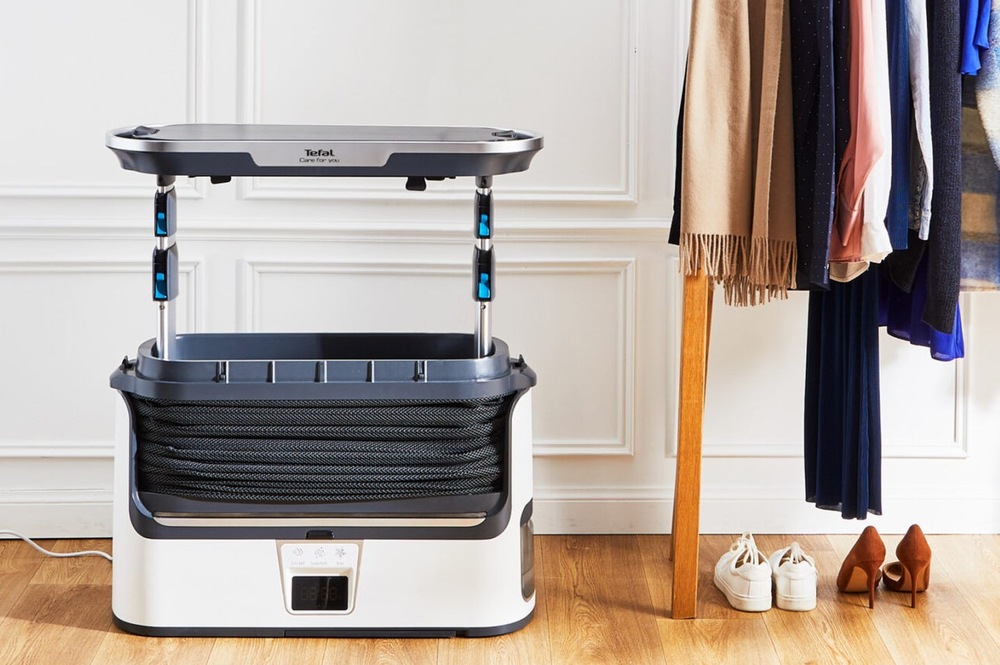 Stojanový napařovač oděvů Tefal Care For You i-BLUE Eco YT4050E1