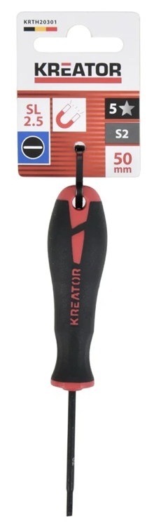 Šroubovák Kreator s magnetickým hrotem SL, délka 50 mm