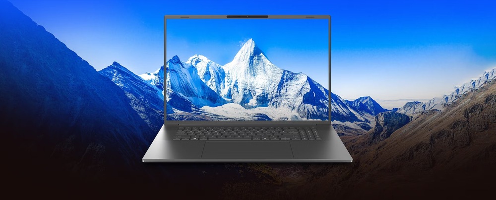 Notebook Acer Aspire Go 16 (AG16-71P-55K1) stříbrný Zasněžené pohoří na ostrém displeji Acer Aspire Go 16