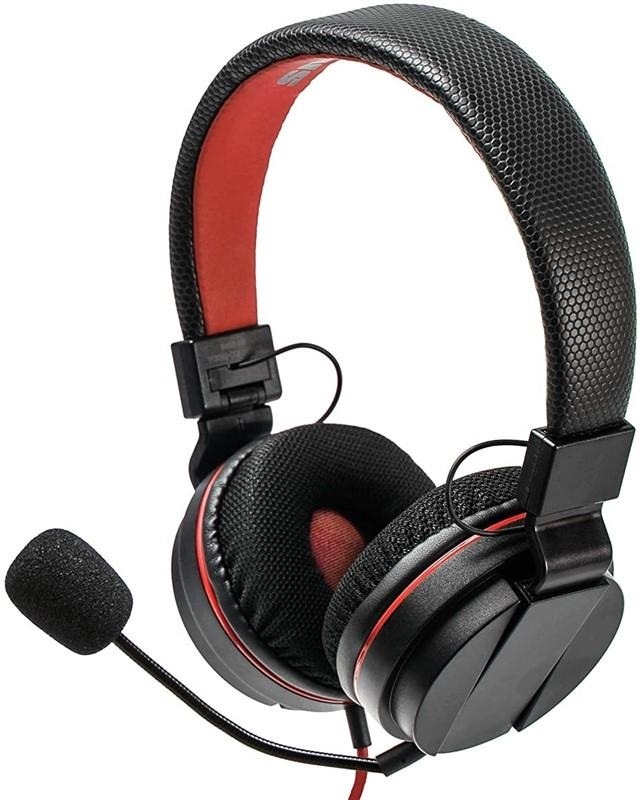 Headset SnakeByte HEAD:SET S (Nintendo Switch) černý/červený