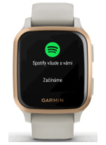 GPS hodinky Garmin Venu Sq Music - ZÁNOVNÍ - 12 měsíců záruka - RoseGold/Sand Band