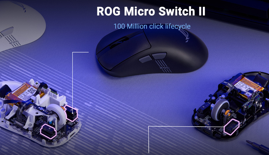 Myš Asus ROG Keris II Origin černá Asus ROG Keris II Origin, černá