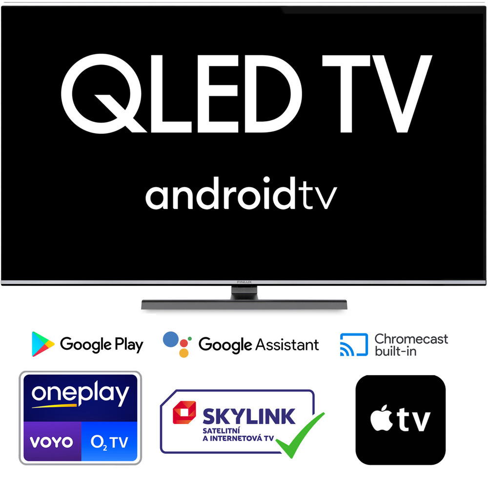 Televize Finlux 55FQK9070 Android TV rozhraní
