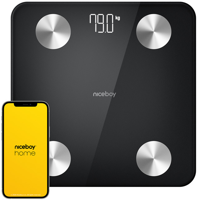 Osobní váha Niceboy SmartScale 2 Black