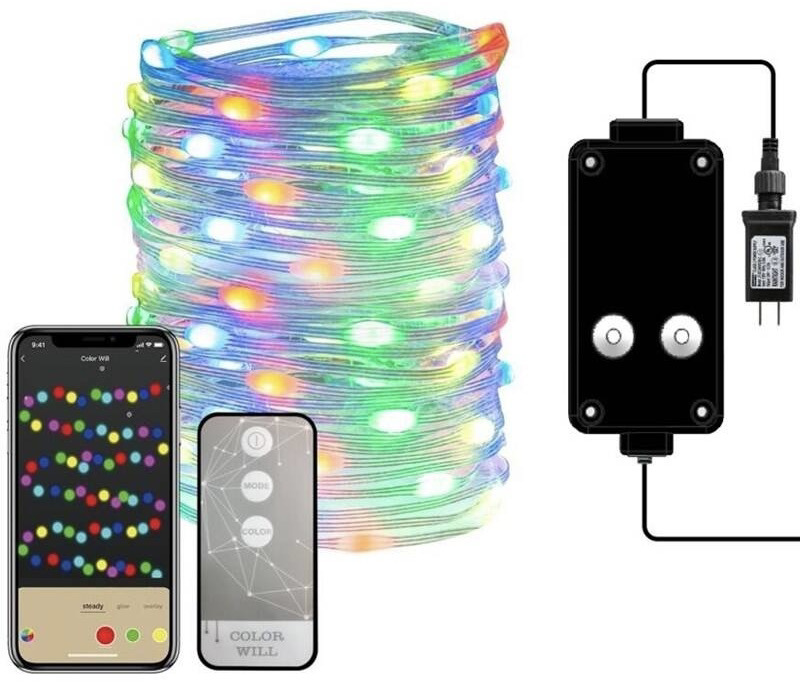 Vánoční osvětlení IMMAX NEO LITE SMART LED, RGB, WiFi, TUYA, 16m