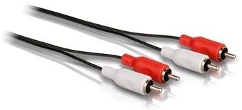 Kabel Philips 2xRCA, 1,5 m černý