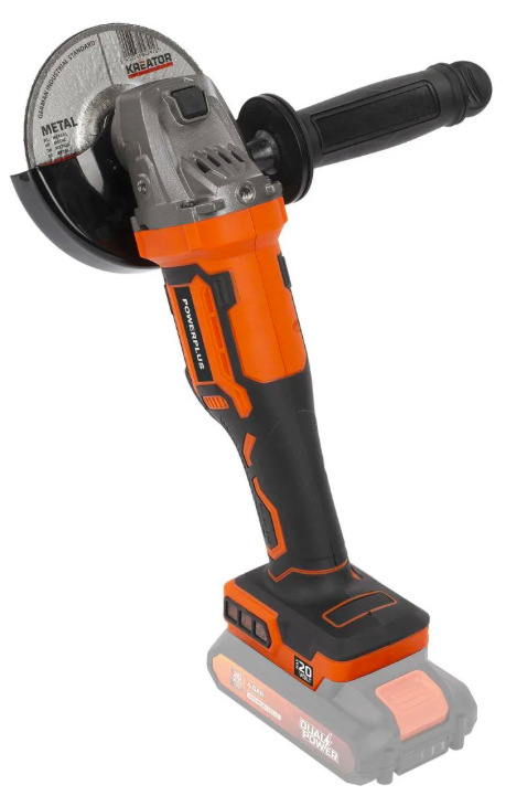 Úhlová bruska akumulátorová POWERPLUS POWDP35160 (bez baterie) Úhlová bruska POWERPLUS POWDP35160 (bez baterie)