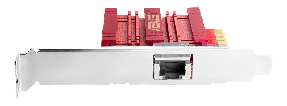 Síťová karta Asus PCIe XG-C100C V3 červená Zařízení představuje profesionální upgrade, který zvyšuje výkon počítače a zajišťuje dlouhou životnost.