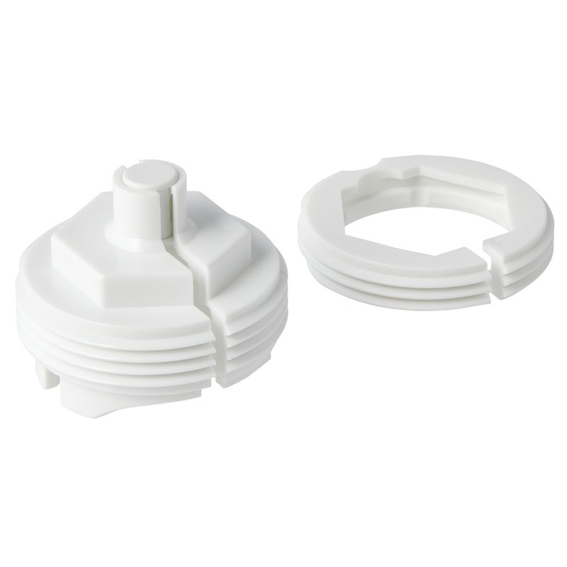 Adaptér Danfoss 014G0263 na ventilová tělesa typu Caleffi/Giacomini bílý