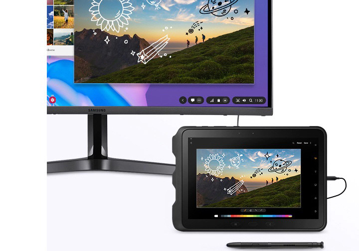 Dotykový tablet Samsung Galaxy Tab Active Pro LTE černý