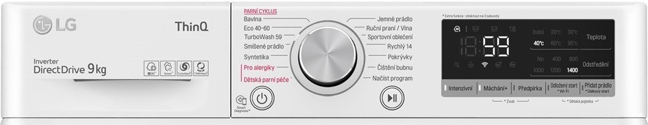 Pračka LG FA94V5UVW0 bílá pracka_lg_cesky_panel