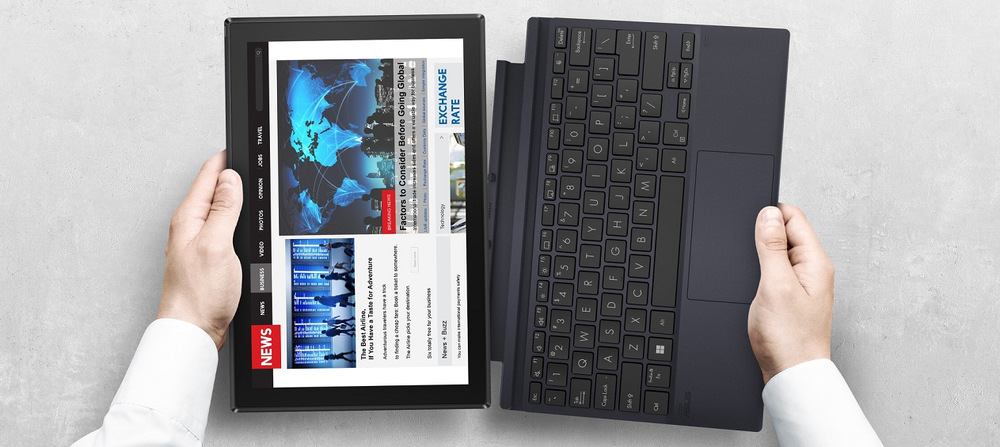 Notebook Asus ExpertBook B3 Detachable černý