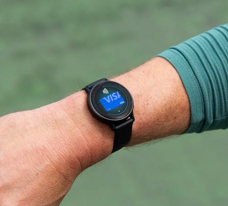 Chytré hodinky Garmin vívoactive 5 - Slate / Black Silicone Band