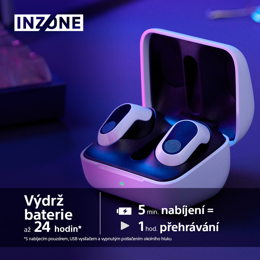 Sony Inzone Buds, bílá