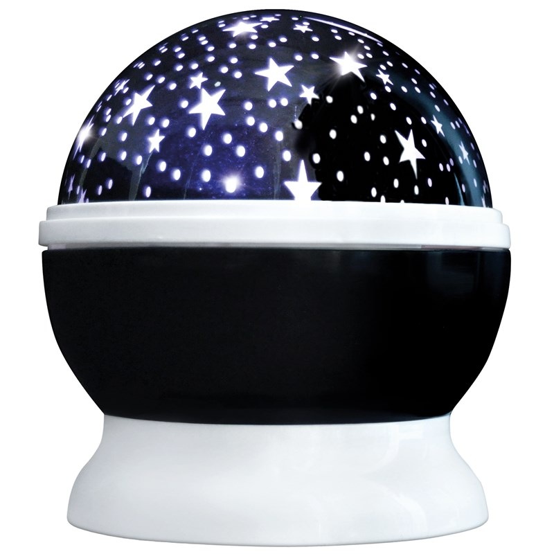 Dekorativní LED projektor Solight multicolor, 9 režimů, otáčení, USB, 4x AAA