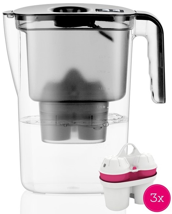 Filtrační konvice BWT VIDA MEI černá, 2,6 l + 3 ks filtrů