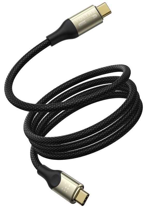 Kabel Voltme Powerlink Utron Series USB-C/USB-C, CTC 5A/240W 2m černý