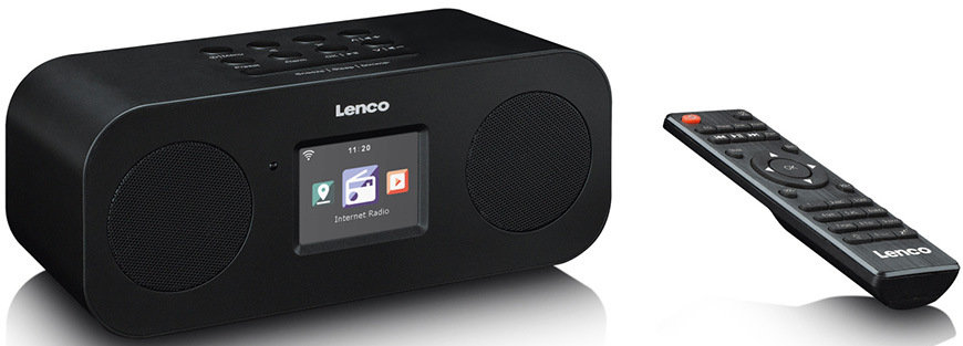 Internetové rádio s DAB+ Lenco DIR-121BK, černé