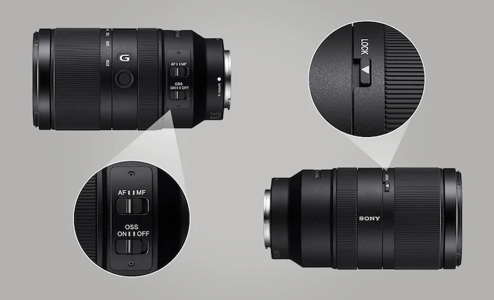 Objektiv Sony E 70-350 f/4.5-6.3 G OSS černý Snímek ovladatelnosti, spolehlivosti, a mobility za každé situace