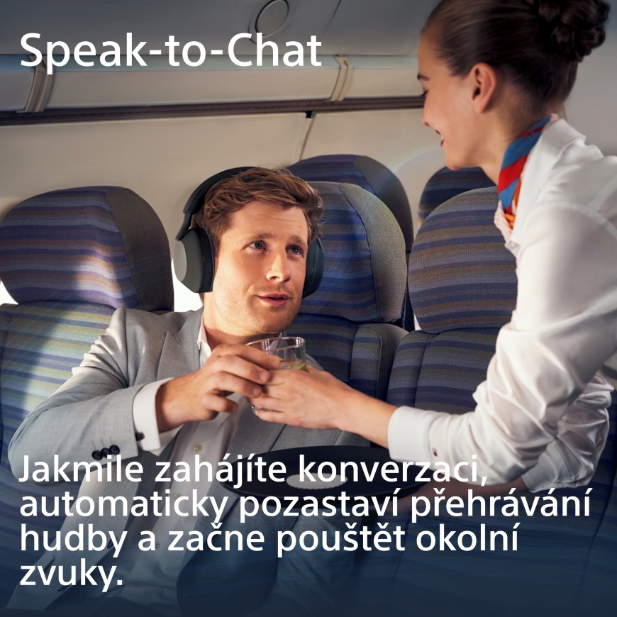 Sluchátka Sony WH-1000XM5 - růžová/fialová