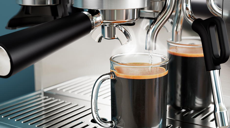 Pákový kávovar Philips Barista PSA3218/10 černý/kovový Philips Barista PSA3218/10