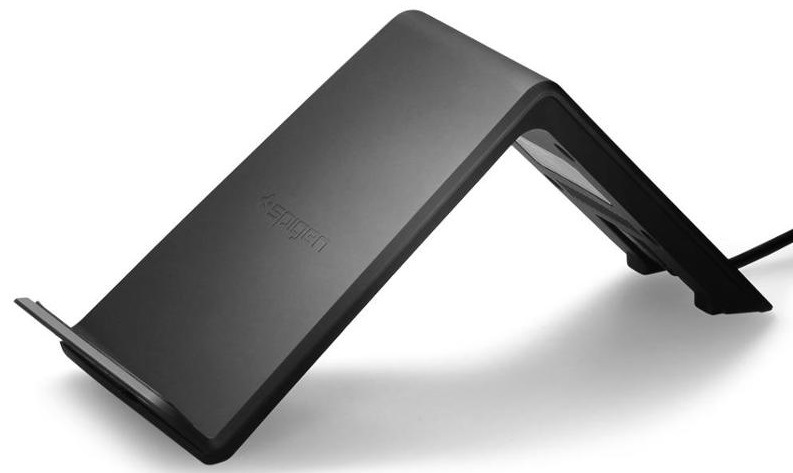 Bezdrátová nabíječka Spigen F303W černá Bezdrátová nabíječka Spigen F303W černá