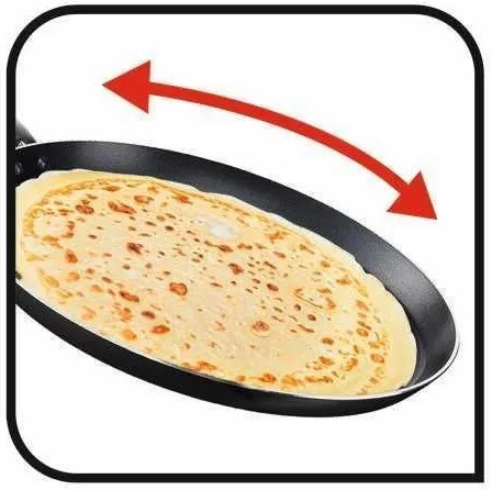 Pánev palačinková Tefal Black Stone G2813872, 25 cm