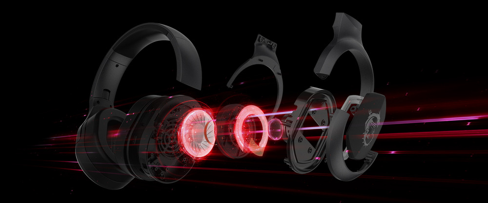 Headset MSI Immerse GH50 černý Headset MSI Immerse GH50 černý