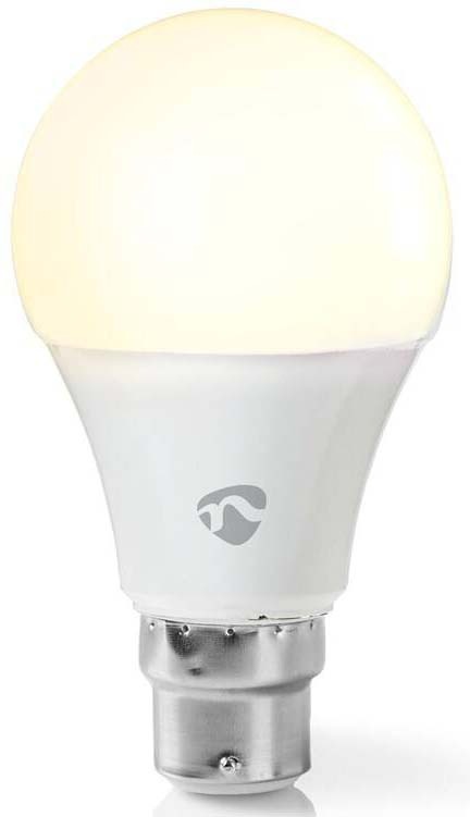 Chytrá žárovka Nedis SmartLife klasik, Wi-Fi, B22, 800 lm, 9 W, Teplá Bílá