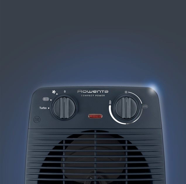 Ovládací panel teplovzdušného ventilátoru Rowenta SO2211F0 Compact Power