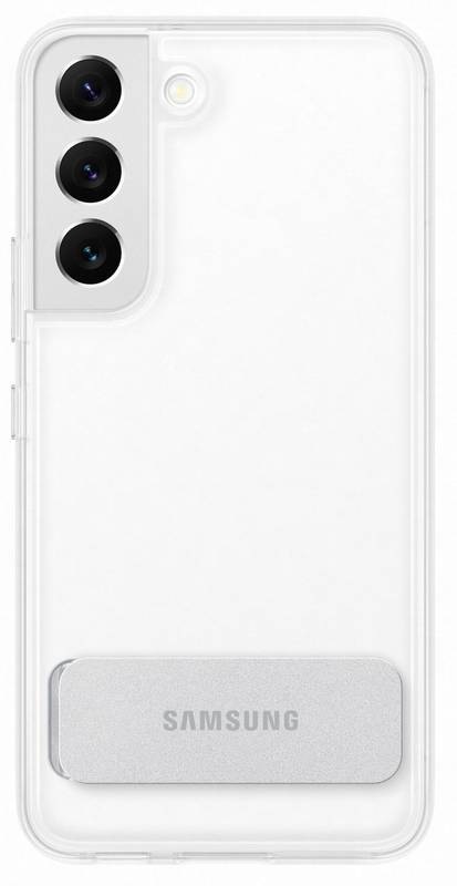 Kryt na mobil Samsung Clear Standing na Galaxy S22 průhledný