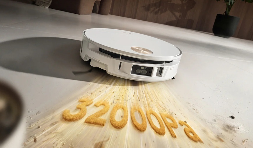 Robotický vysavač MOVA S70 Ultra Roller bílý Detail obrázku vysavače.