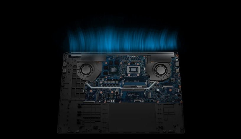 Asus TUF Gaming A18 chladí dvojice ventilátorů Arc Flow 2. generace