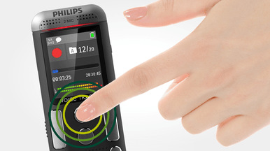 Diktafon Philips DVT2510 černý