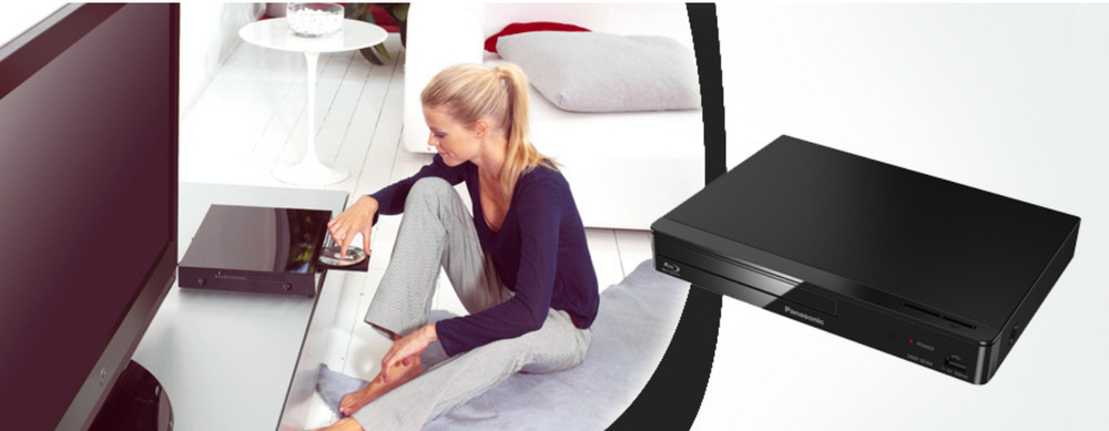 Blu-ray přehrávač Panasonic DMP-BD84EG-K černý