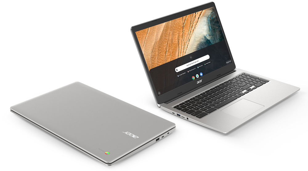 Notebook Acer Chromebook 315 (CB315-3H-C04F) stříbrný Notebook Acer Chromebook 315 (CB315-3H-C04F) stříbrný