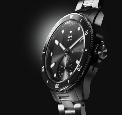 Chytré hodinky Withings Scanwatch Nova 42 mm stříbrné/modré