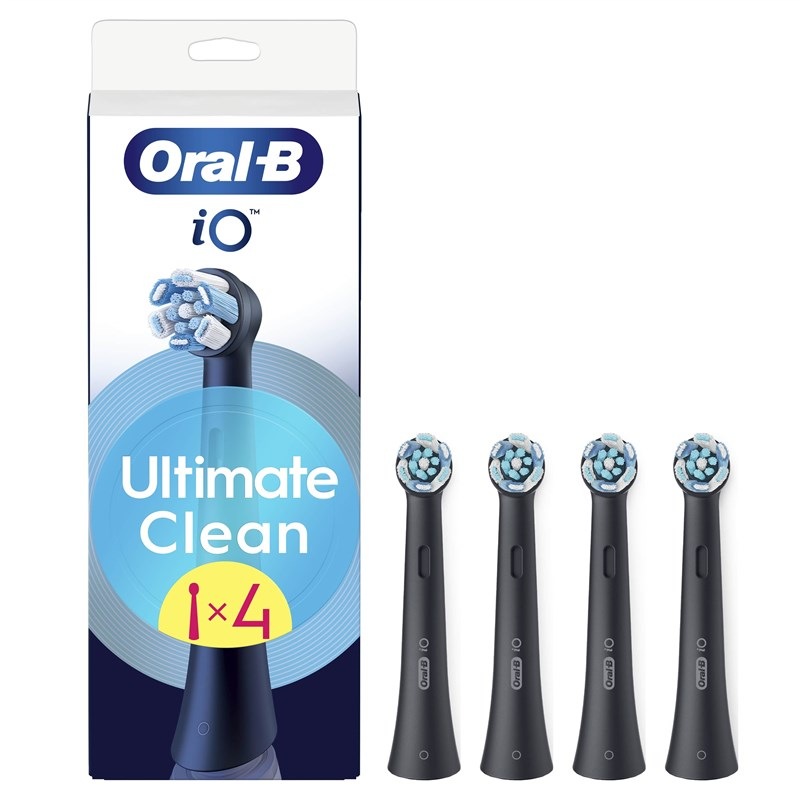 Náhradní hlavice Oral-B iO Ultimate Clean Black (4 ks) černá