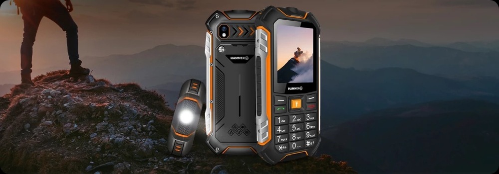 Mobilní telefon myPhone Hammer Boost 2 LTE černý/oranžový Mobilní telefon myPhone Hammer Boost 2 LTE černý/oranžový