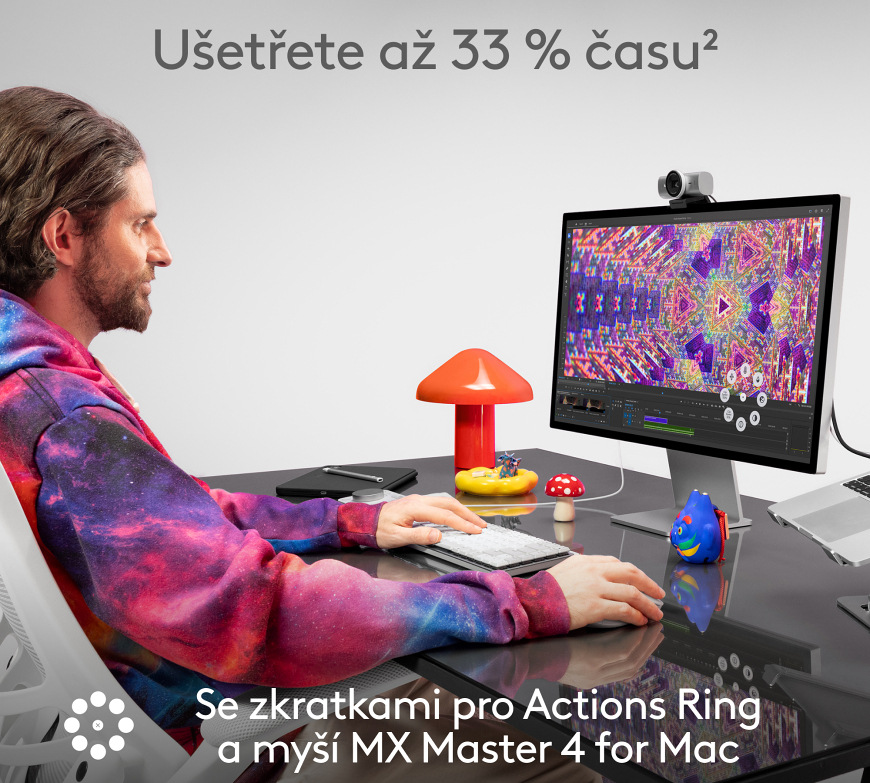 Myš Logitech MX Master 4 for Mac bílá