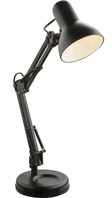 Stolní lampička GLOBO s výkonem 40 W, černá barva