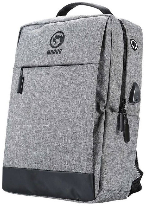 Batoh na notebook Marvo BA-03 na 15,6", USB port šedý Batoh na notebook Marvo BA-03 na 15,6", USB port šedý