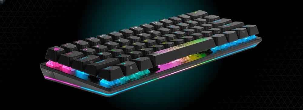 Klávesnice Corsair K70 PRO MINI Wireless CHERRY MX Red černá