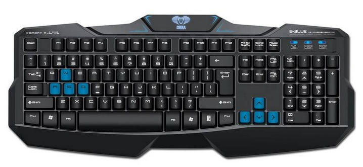 E-Blue Cobra EKM746, CZ/SK (EKM746BKCZ-IU) černá