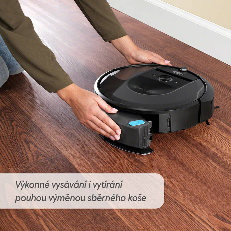 Robotický vysavač iRobot Roomba Combo i8 černý Robotický vysavač iRobot Roomba Combo i8 černý