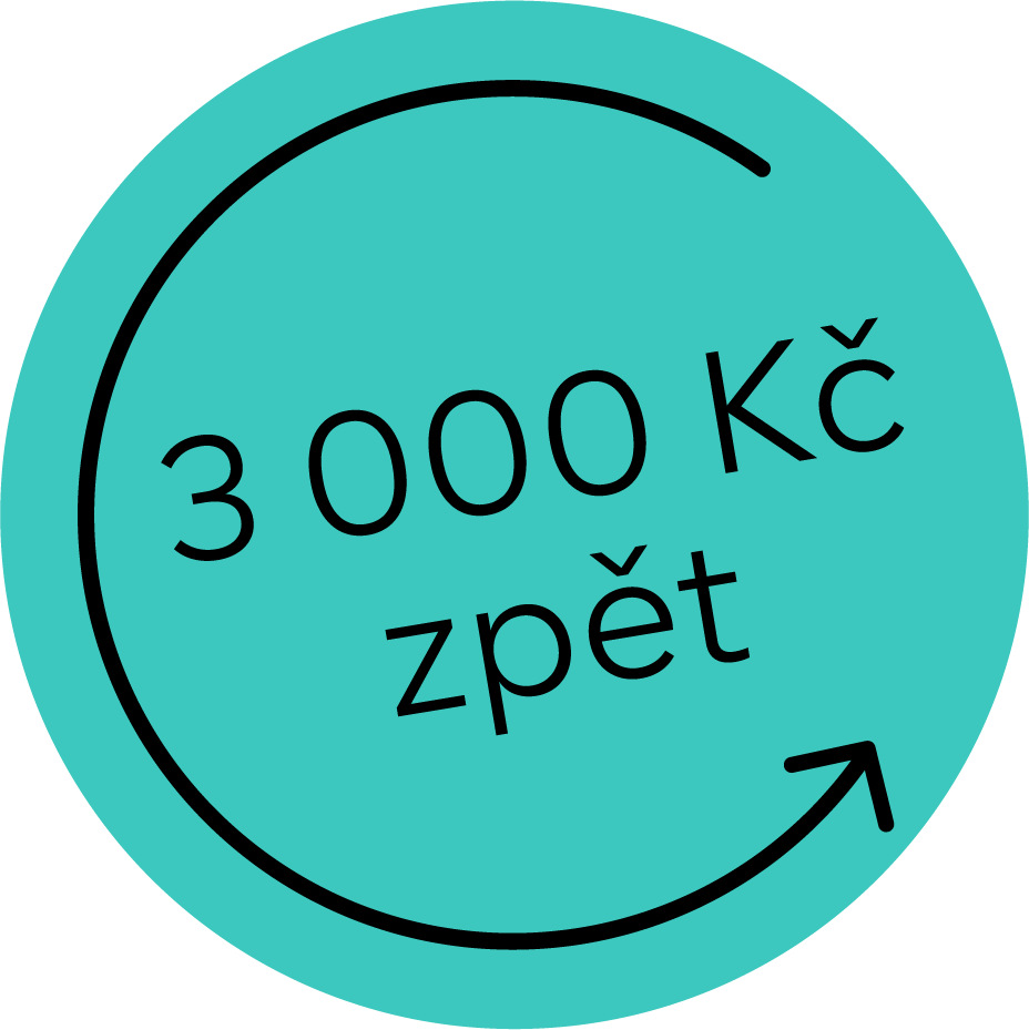 logo k prodejní akci cashback na produkty Siemens v hodnotě 3 000 Kč