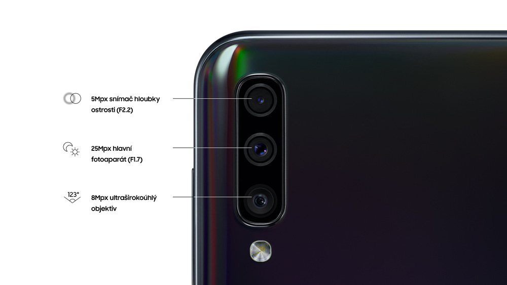 Mobilní telefon Samsung Galaxy A50 Dual SIM černý Mobilní telefon Samsung Galaxy A50 Dual SIM černý
