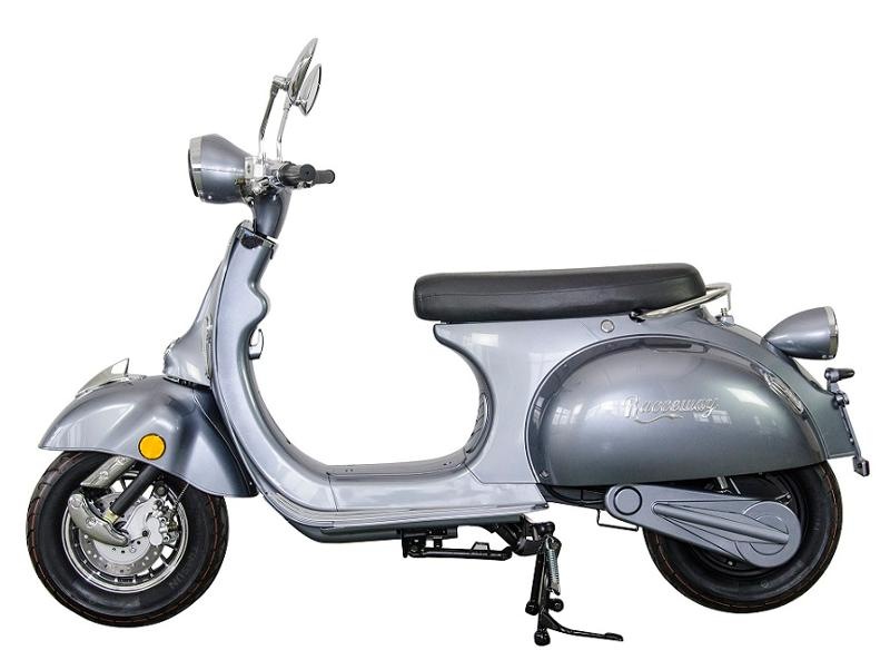 Elektroskútr RACCEWAY Century, 20 Ah šedý