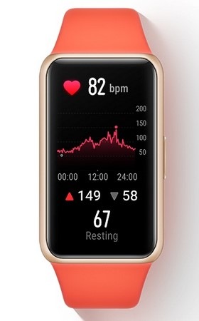 Fitness náramek Huawei Band 6 černý Fitness náramek Huawei Band 6 černý